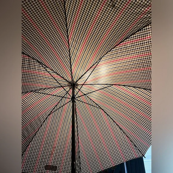 Aramis Profound Hound Umbrella Houndstooth Bloodhound Dog Head Handle. Rare Find - Picture 4 of 8